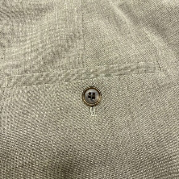 Theory Women's Treeca Good Wool Pants Size 2 Cinder Melange – Slim Straight Fit - Picture 7 of 9